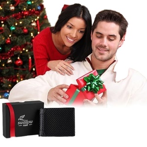 For Customized Wholesale Genuine Leather Short Slim RFID Ganti-magnetic Unisex Wallet Bifold Large Capacity - Product Image 4