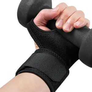 Custom Universal Sport Weightlifting Straps Adjustable Elastic Hand Support Wrist Brace