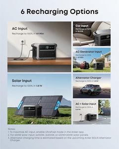 Station d'alimentation portable C1000 Gen 2 1024Wh 2000W, compatible solaire, charge rapide en 49 min, C1000 Gen 2 - Product Image 3