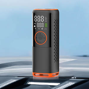 Pompe à air pour voiture Daisheng, 12V, électrique, rechargeable, gonfleur de pneus, monocylindre, débit de 30L/min, affichage numérique LED de la pression - Product Image 2