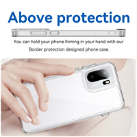 Pour OnePlus 15R Coque transparente Nouveautés 2 en 1 Acrylique rigide + Pare-chocs souple en TPU Antichoc Housse de téléphone portable pour OnePlus Ace 6/6T