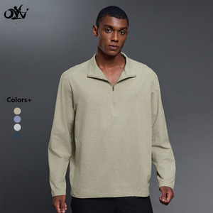 <span class=keywords><strong>Polo</strong></span> da <span class=keywords><strong>Uomo</strong></span> con Mezza Zip e Maniche Lunghe, Abbigliamento Sportivo Maschile di Alta Qualità, T-Shirt da Corsa ad Asciugatura Rapida, Maglietta da Palestra - Product Image 1