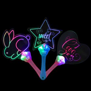 Éventail à main en acrylique LED avec logo personnalisé, 7 modes d'éclairage, publicité personnalisée pour les événements promotionnels, les mariages, les cadeaux de fête - Product Image 4
