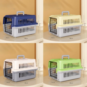 Cage de transport PP Kennels Classic <span class=keywords><strong>avec</strong></span> fermeture à bouton, porte en fil métallique roulante, pour chat et <span class=keywords><strong>chien</strong></span>, approuvée par les compagnies aériennes, durable, écologique, luxueuse - Product Image 4