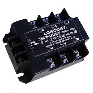 PACKBOXPRICE Three-phase AC Solid State Relay 50A/380V LSR-TH3Z50D3 DC Control AC No Contact Point