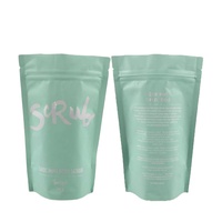 Emballage de sels de bain imprimé sur mesure OEM mat, sachet refermable pour sels de bain, gommage corporel, emballage de sachets alimentaires, sachet PE