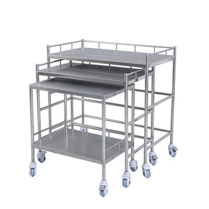 Stainless Steel Instrument Cart 3 Tier Medical <b>Trolley</b> With Wheels For Hospital Operating Room Use - Product Image 3