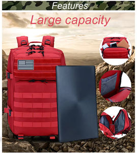 Sac à dos tactique pour randonnée et cyclisme en plein air, multifonctionnel, grande capacité, camouflage, personnalisé - Product Image 3