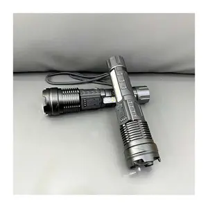 Haute Lumens USB Rechargeable Tactique XHP50 Lampe de Poche auto-défense lampe de Poche rechargeable