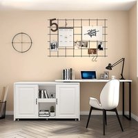Lit escamotable horizontal d'occasion avec bureau et chaise pour petit appartement, bon marché
