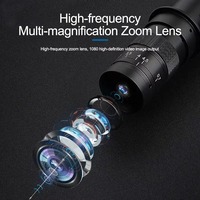 SUNSHINE MS8E-02 PRO 4800W Microscope numérique électronique pour microscope à souder Ensemble 1080P HD USB Objectif de caméra industrielle