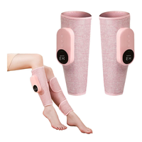 Machine de massage des jambes sans fil masseur de jambes de pied de compression de pression d'air de veau chauffée électrique pour la circulation et le soulagement de la douleur