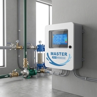 Boîtier de contrôle d'irrigation métallique IoT avec cœur PLC pour système d'arrosage intelligent, liaison capteur de temporisation, projets d'irrigation agricole