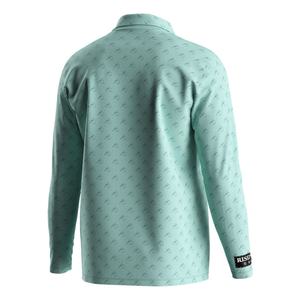 Camiseta de Golf de Manga Larga para Hombre, Sublimada, de Poliéster, Secado Rápido, con Estampado de Camuflaje Floral, Marca [Nombre de la Marca] - Product Image 4