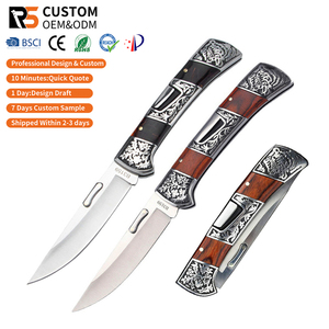 Coltello Tascabile Pieghevole Portatile di Alta Qualità da Sopravvivenza <span class=keywords><strong>Columbia</strong></span> 7cr17MOV con Manico in Legno Personalizzato - Product Image 1