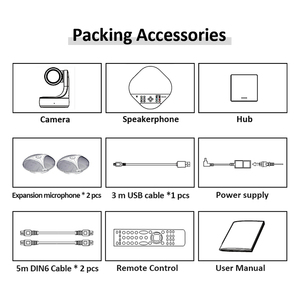 Kato video <span class=keywords><strong>confrence</strong></span> máy ảnh & Loa ngoài & Hub, kiểm soát micro mềm đội Webcam PTZ Pan Tilt Zoom máy ảnh - Product Image 5