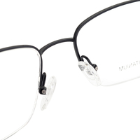 Model Baru Optik Setengah Bingkai Titanium Persegi Panjang Kacamata Kacamata