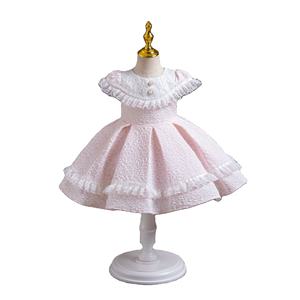 فستان سهرة جديد للفتيات الصغيرات مزين بالدانتيل والتول متعدد الطبقات لحفلات أعياد الميلاد والمناسبات - Product Image 1