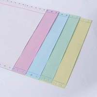 Vente en gros 50GSM 2 plis 3 plis 100% pâte de bois impression ncr papier de copie d'ordinateur autocopiant continu