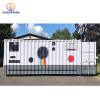 Kits de maison portables modernes, conteneur de 20 pieds, conteneur modulaire Transportable, maison préfabriquée