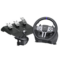 Volant de simulation de course à vibrations PXN-V9 GEN2 avec adaptateur PS5 pour PC/PS3/PS4/PS5/Xbox One, accessoires de jeu