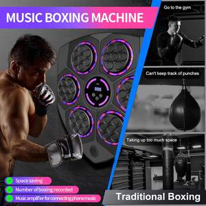 Scatola elettronica <span class=keywords><strong>da</strong></span> allenamento per <span class=keywords><strong>boxe</strong></span> con musica a LED intelligente per allenamento al coperto montata a parete con caratteristiche di allenamento di reazione - Product Image 5