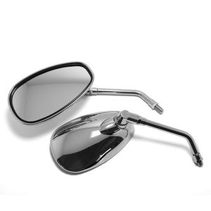 Universal 10mm Chrome Motorcycle Rear View Side <b>Mirrors</b> Handle Bar End Motorcycle <b>Mirrors</b> Premium Quality Motorcycle Accessories - Product Image 1