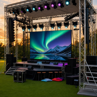 Pantalla LED a Todo Color, Legible Bajo la Luz Solar, Video Wall HD IP65 Resistente al Agua para Interiores/Exteriores, Garantía de 5 Años, Pantalla para Conciertos y Bodas