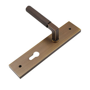 Ensemble de serrure de porte à mortaise de haute sécurité cylindre en laiton levier de serrure européen poignée de porte de luxe serrure de porte avant extérieure pour <span class=keywords><strong>bois</strong></span> - Product Image 3