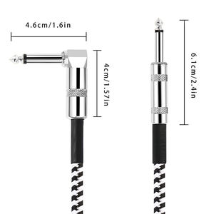 Personalizado 3 M <span class=keywords><strong>Cable</strong></span> Usb a 6,35mm <span class=keywords><strong>Cable</strong></span> <span class=keywords><strong>De</strong></span> Guitarra Electrica <span class=keywords><strong>De</strong></span> 3 Metros - Product Image 2