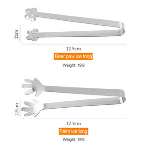 430 Roestvrijstalen Voedseltang Mini Snack Tang Ins Stijl Ijsblokjes Koekjes Fruit Kantoorsuikerklontjes Palmen - Product Image 4