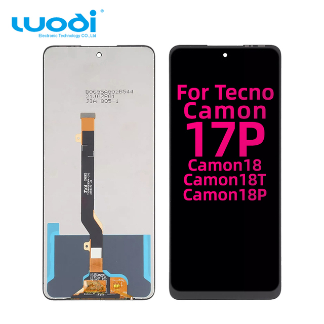 Luodi Mobile Phone Display for Tecno Camon Lcd Screens Replacement for Tecno Camon 17P CG7 CG7N