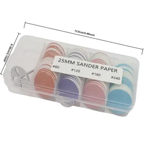 Nuevos 80 Discos de Papel de Lija con Broca Metálica para Uñas de 0.98 Pulgadas - Repuesto de Brocas para Taladro de Uñas para Pedicura y Manicura - Product Image 4