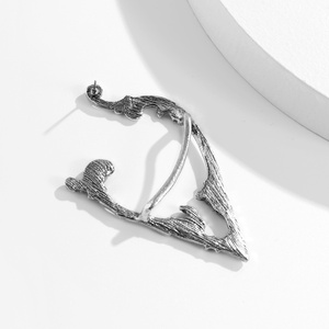 Boucles d'oreilles Punk Fairy Dark Elf sans perçage à clipser pour femme, couleur argent, style Gothique Halloween, manchette d'<span class=keywords><strong>oreille</strong></span>, bijoux <span class=keywords><strong>de</strong></span> fête - Product Image 5