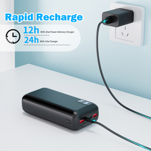 Banco de Energía de Gran Capacidad Personalizado de 50000 mAh con <span class=keywords><strong>Carga</strong></span> Rápida, Pantalla LED, Estación de <span class=keywords><strong>Carga</strong></span> Rápida OEM para Portátil - Product Image 4