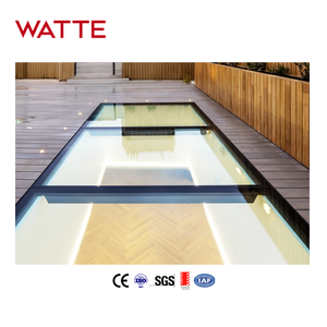Thông minh thẩm mỹ không thấm nước chống trượt đi bộ rooflight điện cơ giới Tự động mở nhôm đi bộ trên kính <span class=keywords><strong>Skylight</strong></span> - Product Image 1