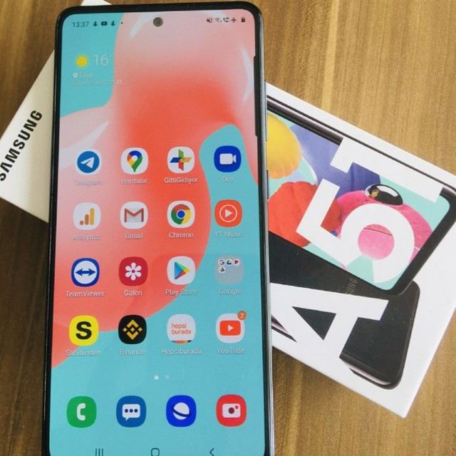 High Quality Android A51 5G Smartphones Mass Storage Hand-Free with Dual Sim Card Feature Used Phones