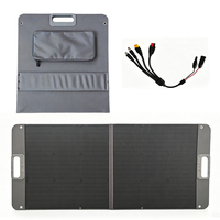 Panneau solaire portable 100W pour générateur de station d'alimentation 20V, chargeur solaire pliable pour camping en extérieur, camping-car, voyage