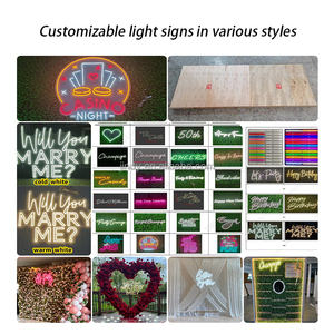 Décoration de <span class=keywords><strong>mariage</strong></span> personnalisée, lumière LED transparente en acrylique alphanumérique, lumière LED « Marry Me » de 4 pieds - Product Image 5