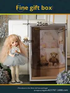 BJD 30cm Bamboo SD Petite poupée de mode Katie Maquillage Fille Déguisement Cadeau Anniversaire Jouet princesse réaliste - Product Image 5