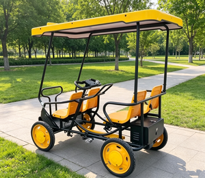 จักรยานชมวิว 4 ที่นั่ง ระบบปั่นไฟฟ้าแบบคู่ สำหรับระบบเช่า - Product Image 4