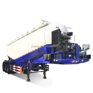 Factory New Dry Bulk Cement Trailer V Type 3 Axle 50m3 Bulk Cement Tanker Semi Trailer For Sale