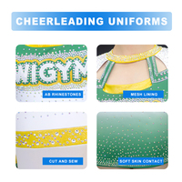 Robe de Performance professionnelle pour Cheerleading Aérobic de compétition Ensemble personnalisé pour adultes Jeux de sport pour enfants Filles