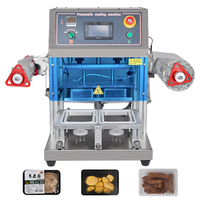 Machine d'emballage de peau de Offre Spéciale pneumatique de scellant de plateau de bureau automatique de haute qualité pour l'emballage de feuille et de sac de boissons