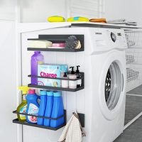 Étagères de porte-épices magnétiques pour petite cuisine/appartement Armoire métallique impressionnante pour contenir des pots d'épices sel boisson