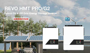 Inversor de Corriente y Cargador <span class=keywords><strong>Voltronic</strong></span> <span class=keywords><strong>Axpert</strong></span> Ultra 11KW Original, Fuera de Red, 150A, 2 Entradas, 2 Salidas Inteligentes, Salida Única, 93% de Eficiencia - Product Image 2