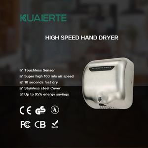 KUAIERTE-Secador <span class=keywords><strong>de</strong></span> manos ultrarrápido, sensor automático sin contacto, <span class=keywords><strong>de</strong></span> acero inoxidable, <span class=keywords><strong>de</strong></span> alta velocidad, Excel Eco, para baños comerciales - Product Image 5