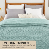 Tafirong usine directe couette tricoté laine Polyester Jacquard Style jeter couverture en plein air maison voyage Logo personnalisé cadeau de fête