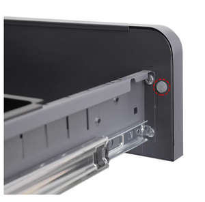 خزانة متحركة مصنوعة من الفولاذ لمواد المكتب مع ثلاثة أدراج تحت المكتب وخزانة آمنة بقفل لتخزين الملفات - Product Image 6