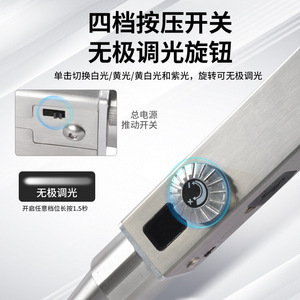 Linterna UV Jujingyang de 365 Nm Recargable con Enfoque Ajustable para Inspección de Gemas y Joyería, Uso Industrial - Product Image 3